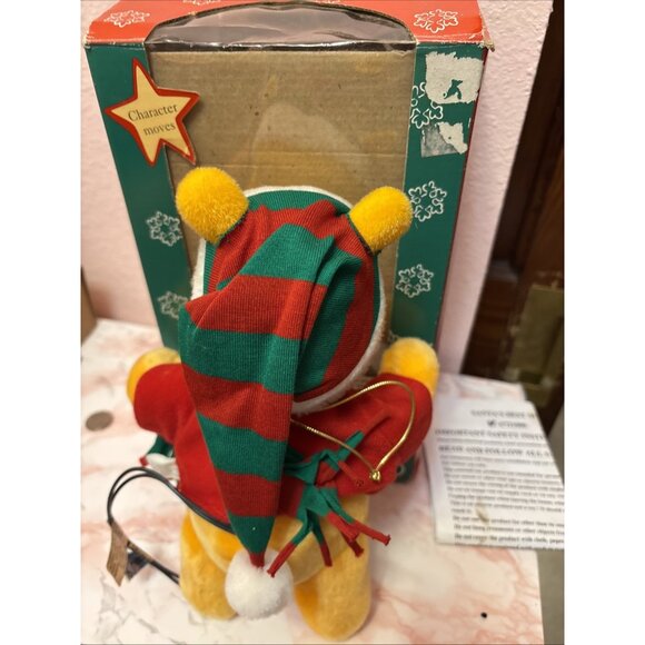 Santa's Best 1999 Winnie the Pooh Animated Ornament SIZE 11" Used Includes Box - Picture 3 of 6